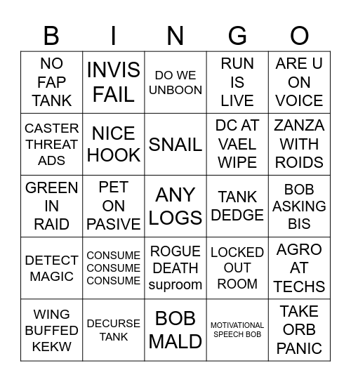 PRAXIS BWL BINGO - Strijder/Janja Bingo Card