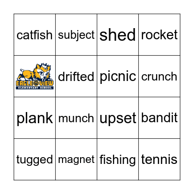 Eagle View Bingo - 2nd Grade Bingo Card