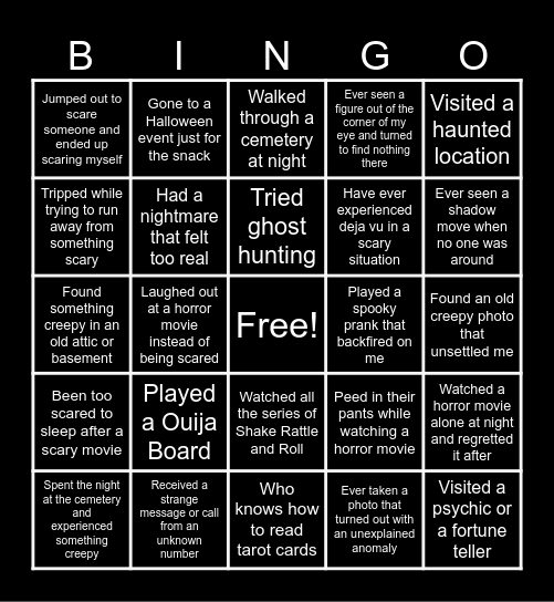 TeamWonk Coffee Break and Bingo Game Bingo Card