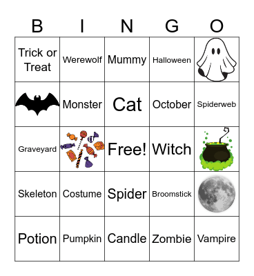 HALLOWEEN BINGO Card