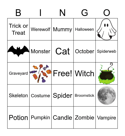 HALLOWEEN BINGO Card