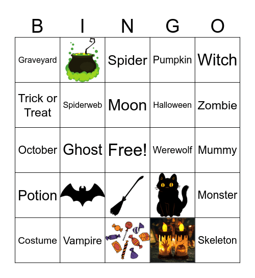 HALLOWEEN BINGO Card