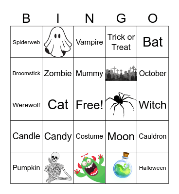 HALLOWEEN BINGO Card