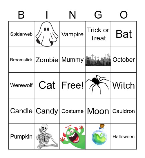 HALLOWEEN BINGO Card