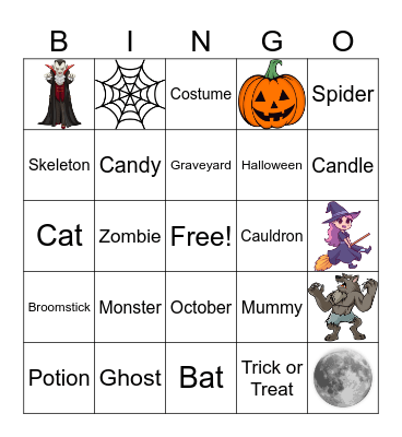 HALLOWEEN BINGO Card