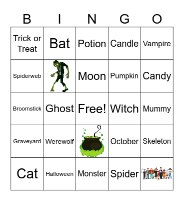 HALLOWEEN BINGO Card