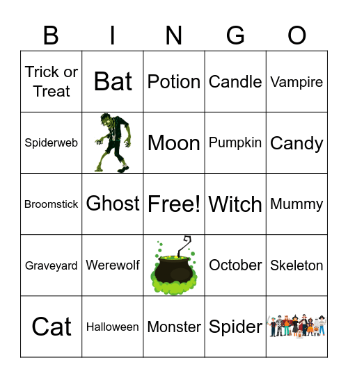 HALLOWEEN BINGO Card