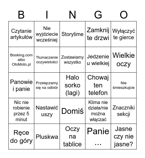 Bingo 306 Bingo Card