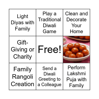 Diwali Bingo Card