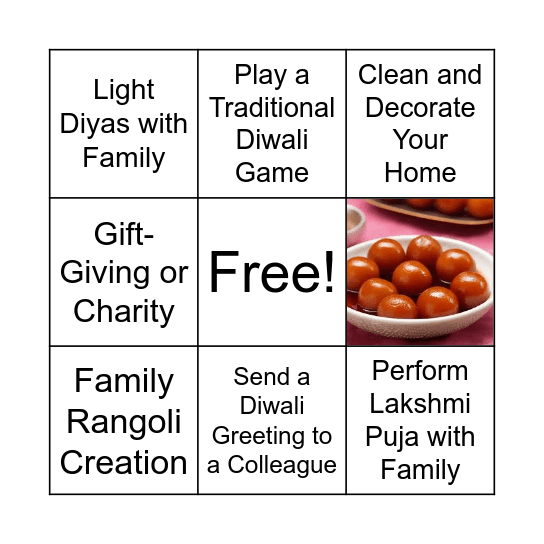 Diwali Bingo Card