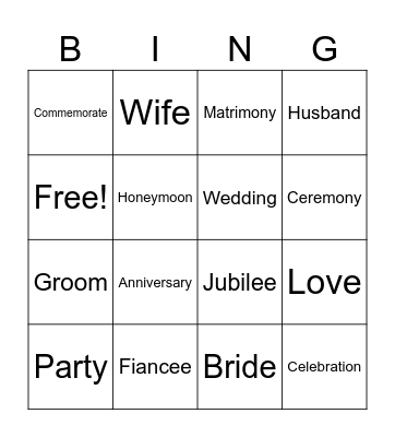 Bear's 25th Anniversary Bingo Card