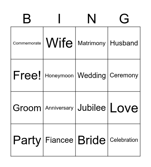 Bear's 25th Anniversary Bingo Card