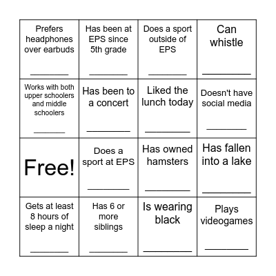 Luhrs Advisory Bingo Card