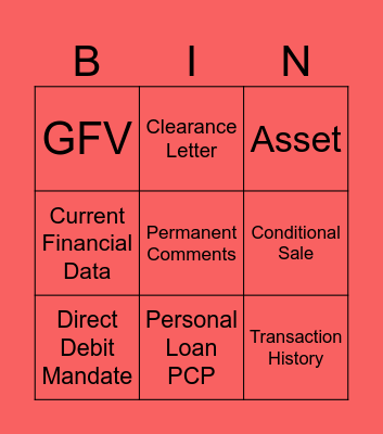 FiBa Bingo Week 2 Bingo Card