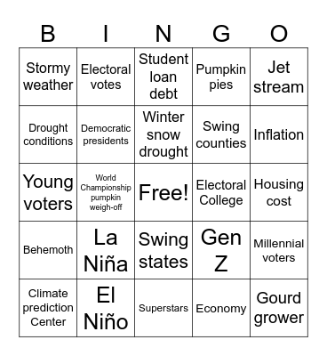 CNN 10 10/17/24 Bingo Card