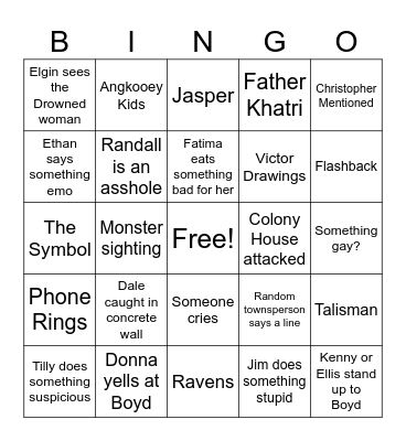 FROM BINGO Card