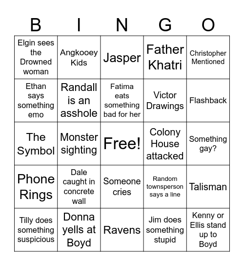 FROM BINGO Card