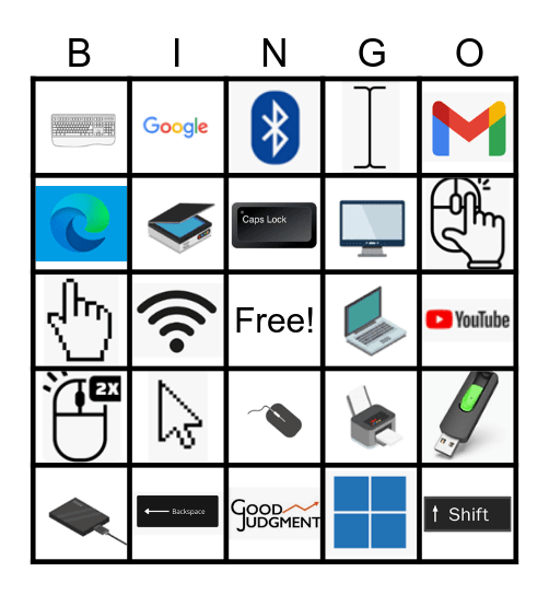 Computer Bingo Card