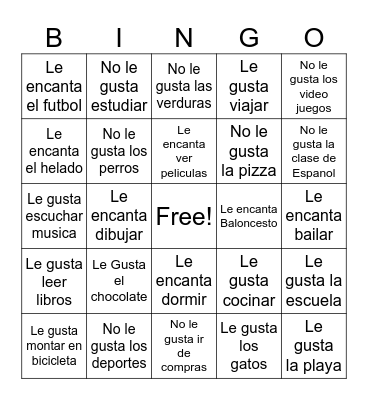 Encuentra a alguien Bingo Card