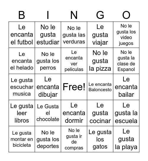 Encuentra a alguien Bingo Card