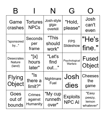 Krakenfall's LGIO Bingo Card