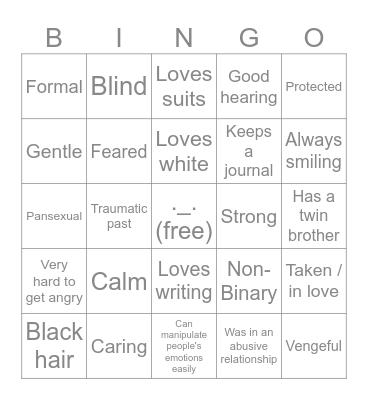 Stanley Watanabe Bingo Card