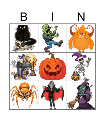 HALLOWEEN Bingo Card