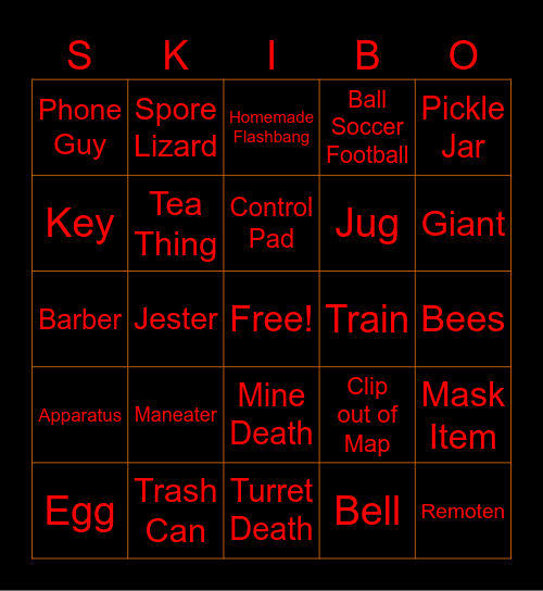 Lehtal Companyie Bingo Card