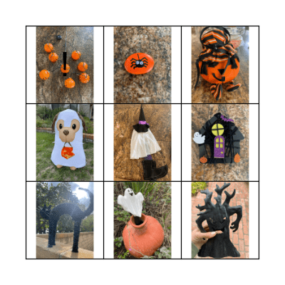 Happy Halloween Bingo Card