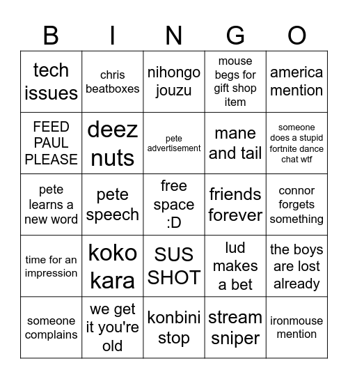 RV TRIP 2024 Bingo Card