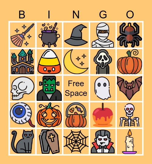 Halloween Bingo Card