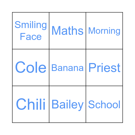 Camila: A pick into my mind Bingo Card