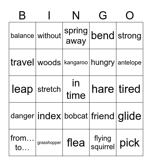 Book Hop Spring Leap + Red Riding Hood Review Bingo Card
