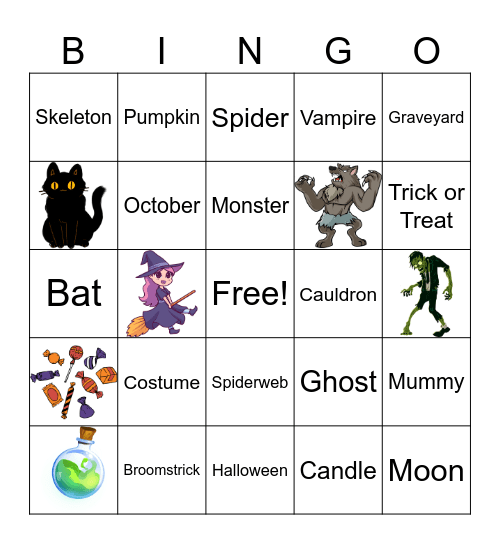 HALLOWEEN BINGO Card