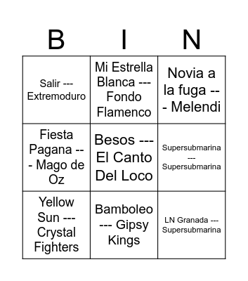 Siéntete viejo Bingo Card