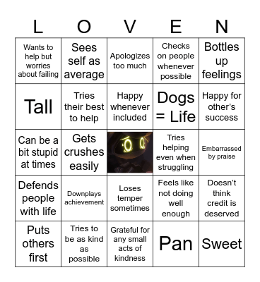 N Kinnie Bingo ^_^ Bingo Card
