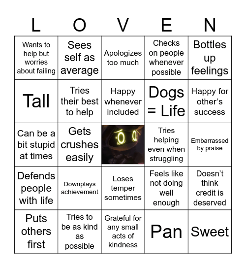 N Kinnie Bingo ^_^ Bingo Card