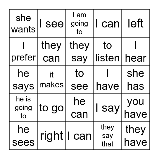 ¡LÍNEA! Bingo Card