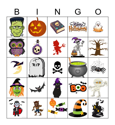 HALLOWEEN Bingo Card