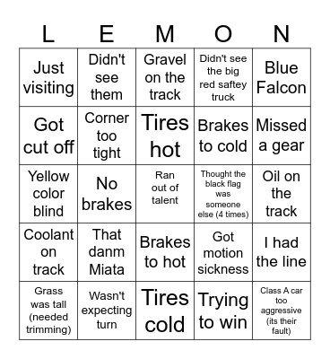 Black Flag Bingo Card