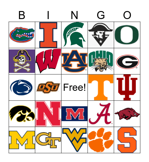 LOGOS Bingo Card