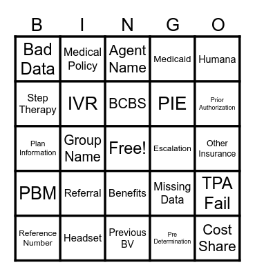 ReQ U Bingo Card