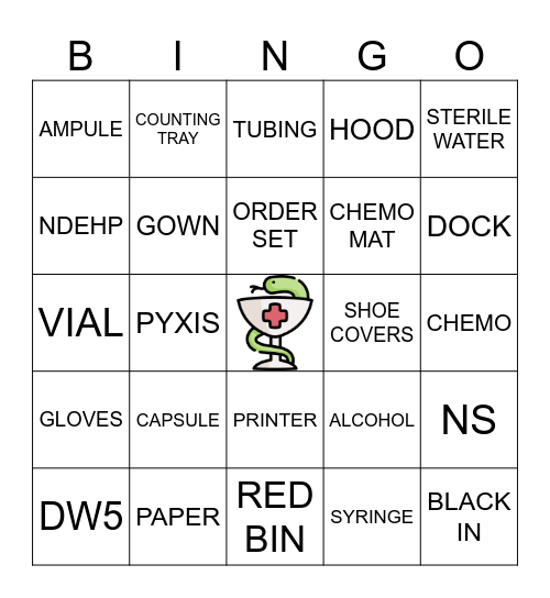 Pharmacy Week Bingo Card