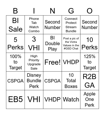 North Central BINGO! Bingo Card