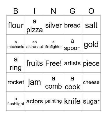 F01 RW T3P1 Bingo Card