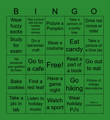 Tribeta BINGO! Bingo Card