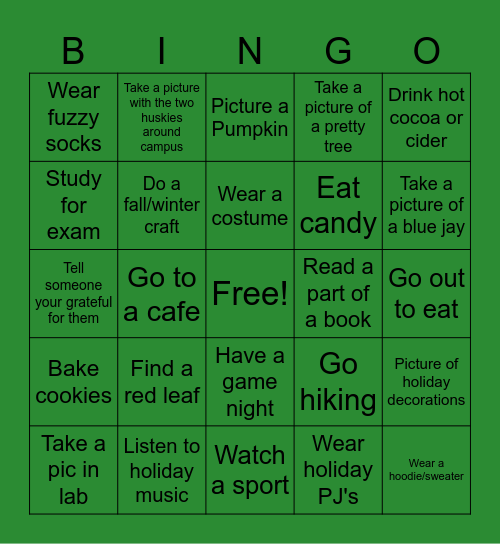 Tribeta BINGO! Bingo Card