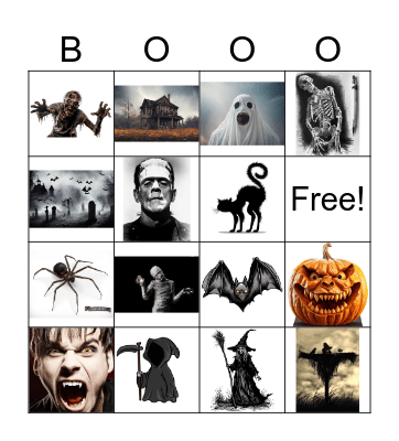 Halloween Bingo Card