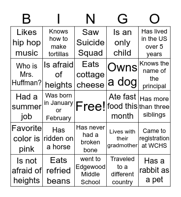 Bridging ENL (B) Bingo Card