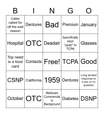 AECS Bingo Card